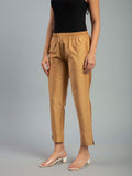 Prisma | Metallic Pant-Antique Gold Fashion Wears