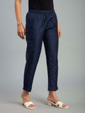 Prisma | Metallic Pant-Navy Fashion Wears