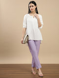 Prisma | Woven Kurti Pant-Lavender Fashion Wears