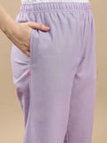 Prisma | Woven Kurti Pant-Lavender Fashion Wears