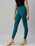 Prisma | Ankle Leggings-Teal Leggings