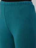 Prisma | Ankle Leggings-Teal Leggings