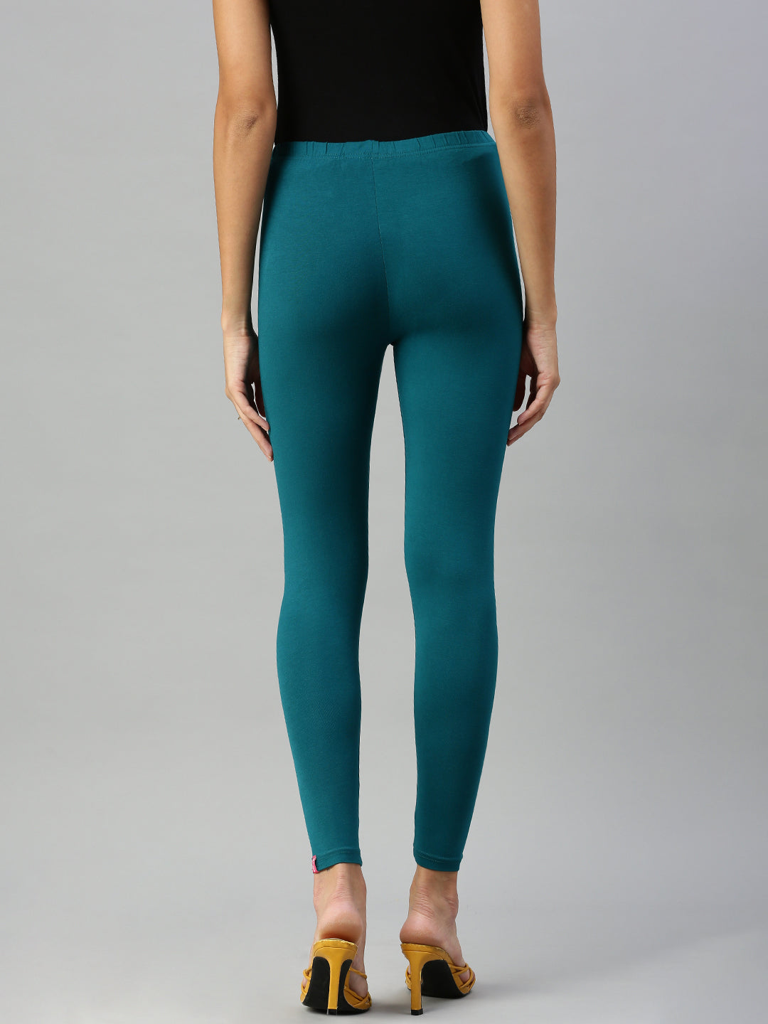Prisma | Ankle Leggings-Teal Leggings