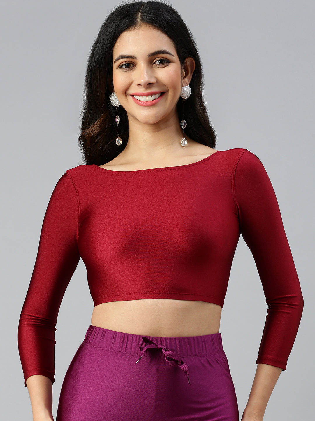 Prisma_Blouse_Long_Sleeve_Frenchwine_View1