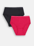 Prisma | Hipster (OE-Outer Elastic) (Pack of 2)-Plain Assorted Lingerie