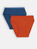 Prisma | Hipster (OE-Outer Elastic) (Pack of 2)-Plain Assorted Lingerie