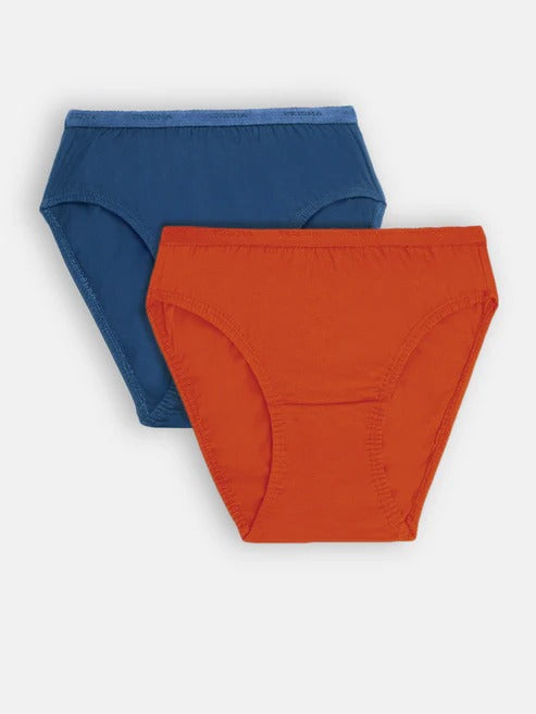 Prisma | Hipster (OE-Outer Elastic) (Pack of 2)-Plain Assorted Lingerie