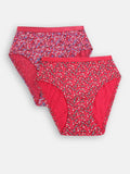 Prisma | Hipster (OE-Outer Elastic) (Pack of 2)-Print Assorted Lingerie