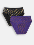 Prisma | Hipster (OE-Outer Elastic) (Pack of 2)-Print Assorted Lingerie