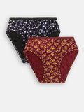 Prisma | Hipster (OE-Outer Elastic) (Pack of 2)-Print Assorted Lingerie