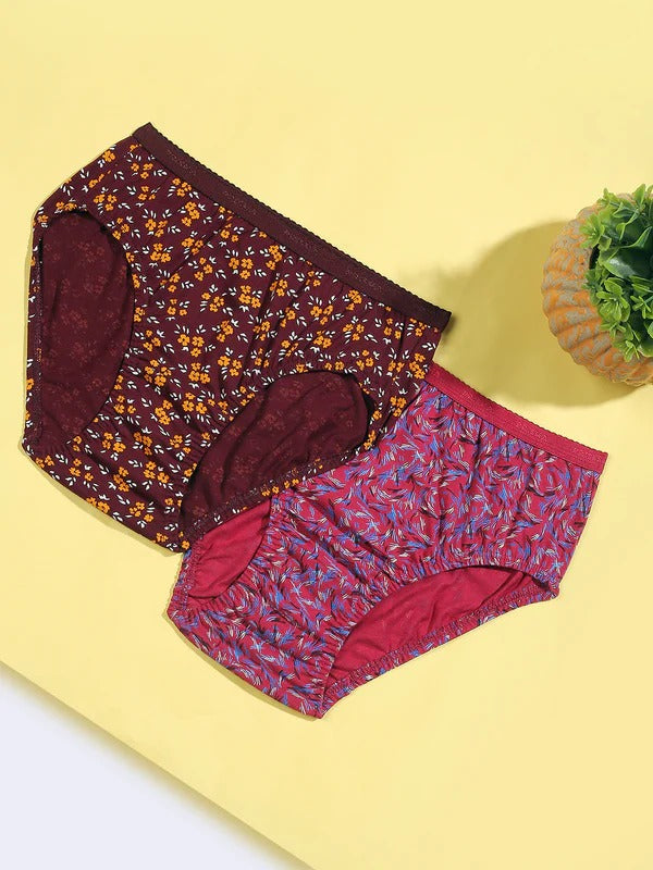 Prisma | Hipster (OE-Outer Elastic) (Pack of 2)-Print Assorted Lingerie
