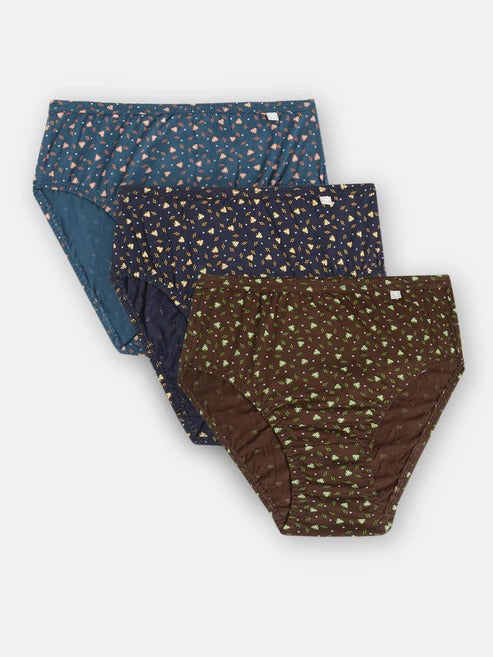 Prisma | Hipster (IE-Invisible Elastic) (Pack of 3)-Print Assorted Lingerie