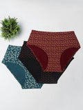 Prisma | High Waist (IE-Invisible Elastic) (Pack of 3)-Print Assorted Lingerie
