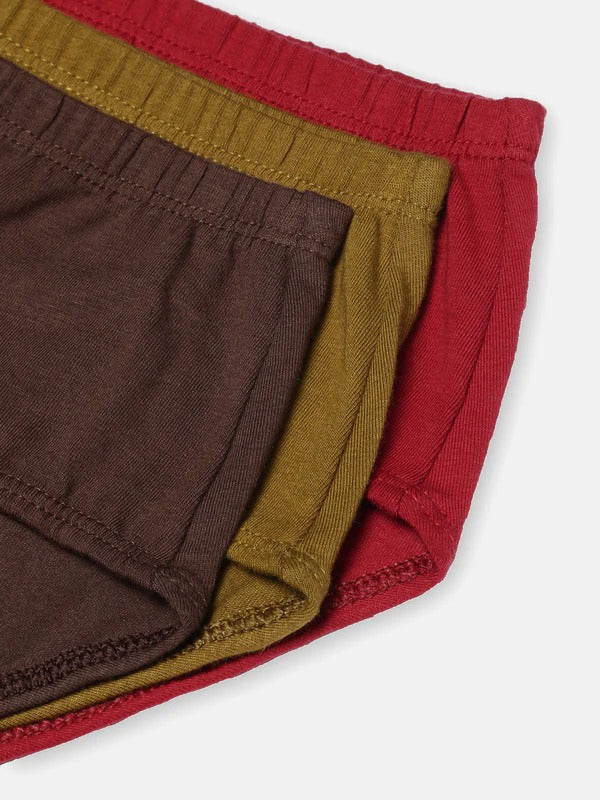 Prisma | High Waist (IE-Invisible Elastic) (Pack of 3)- Plain Assorted Lingerie