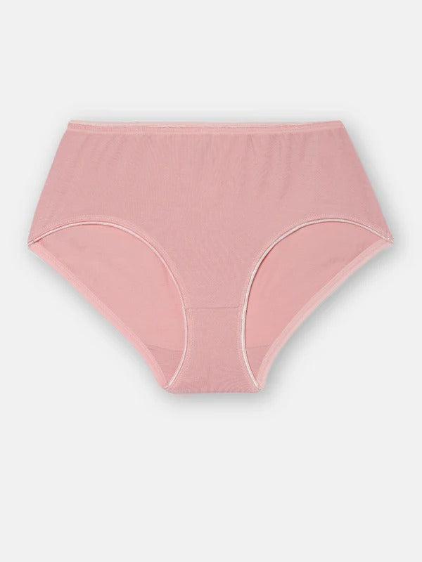 Prisma | High Waist Panty(OE-Outer Elastic) (Pack of 3)-Plain Assorted Lingerie