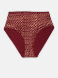 Prisma | High Waist Panty(OE-Outer Elastic) (Pack of 3)- Print Assorted Lingerie