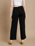 Prisma | Muslin Pant - Privé Collection by Prisma - Black Fashion Wears