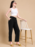 Prisma | Muslin Pant - Privé Collection by Prisma - Black Fashion Wears
