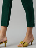 Prisma | Woven Kurti Pant-Bottle Green Fashion Wears