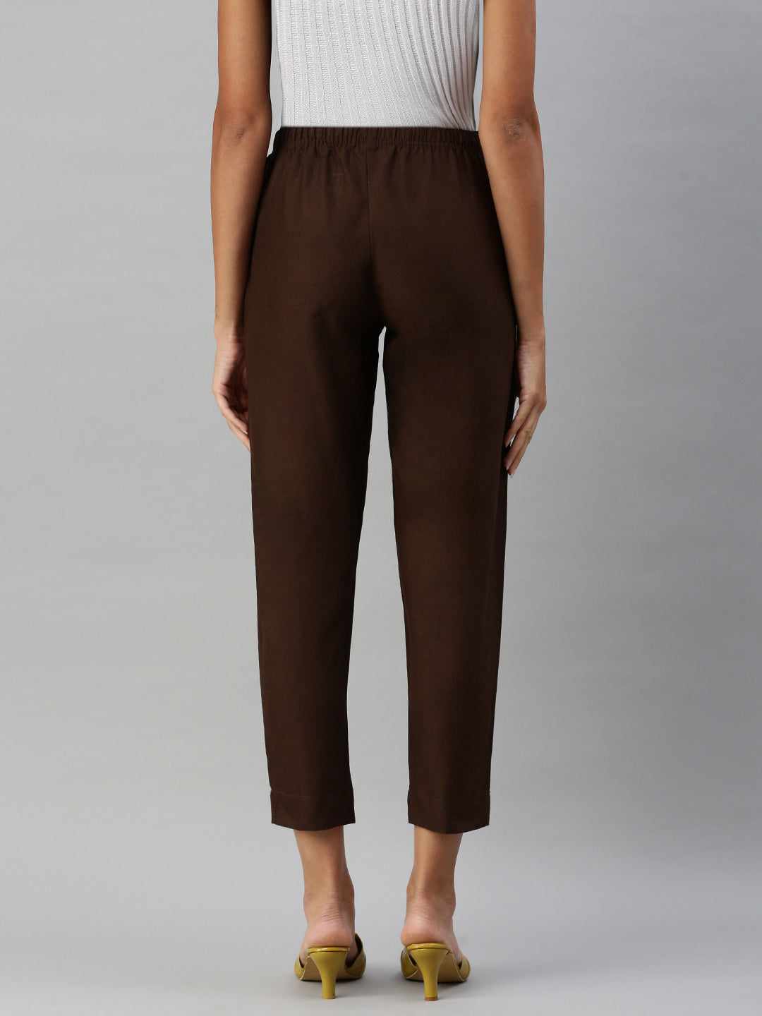 Prisma | Woven Kurti Pant-Brown Fashion Wears