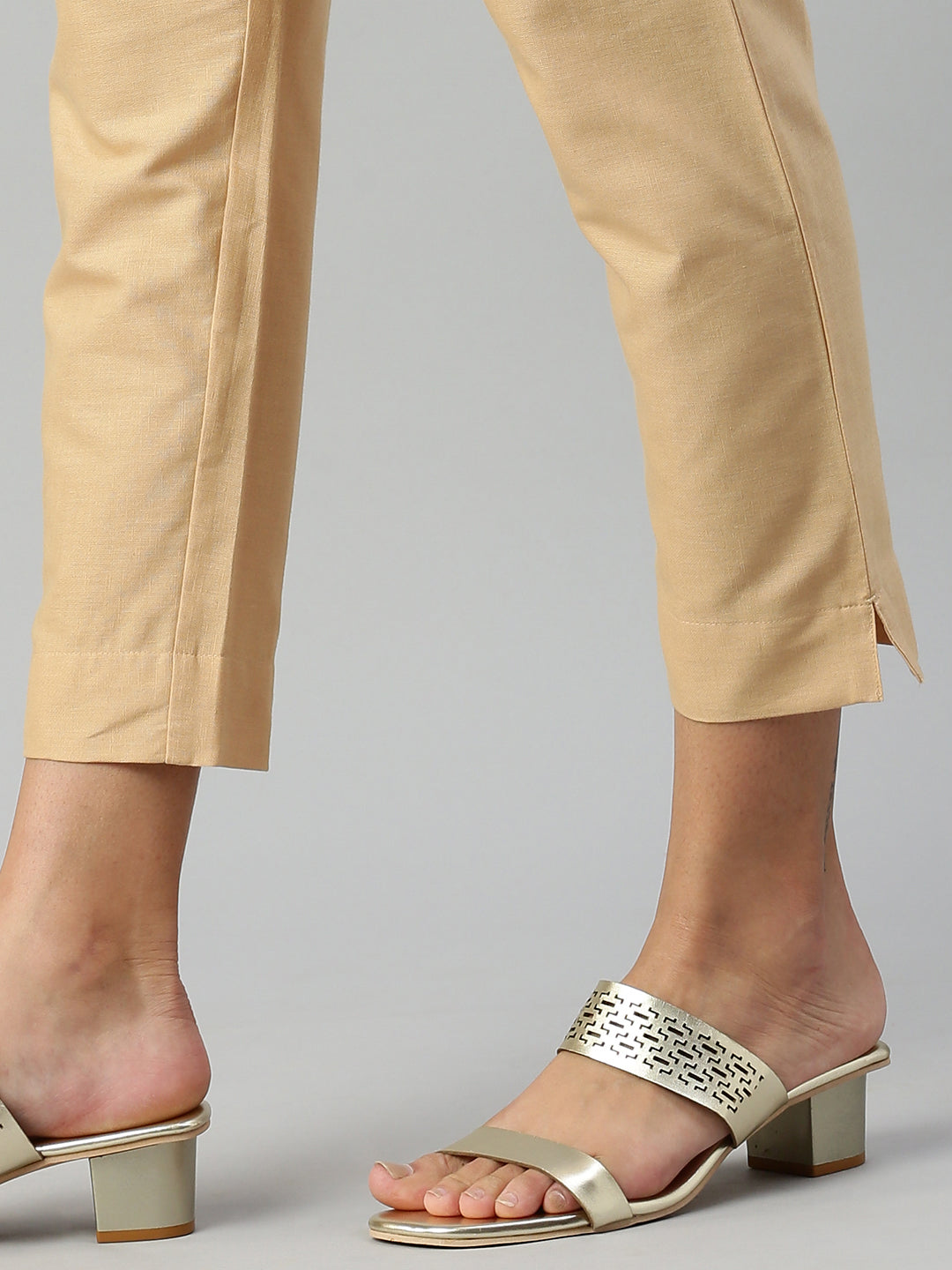 Prisma | Woven Kurti Pant-Deep Skin Fashion Wears