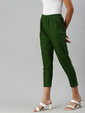 Buy Woven Kurti Pant-Forest 4