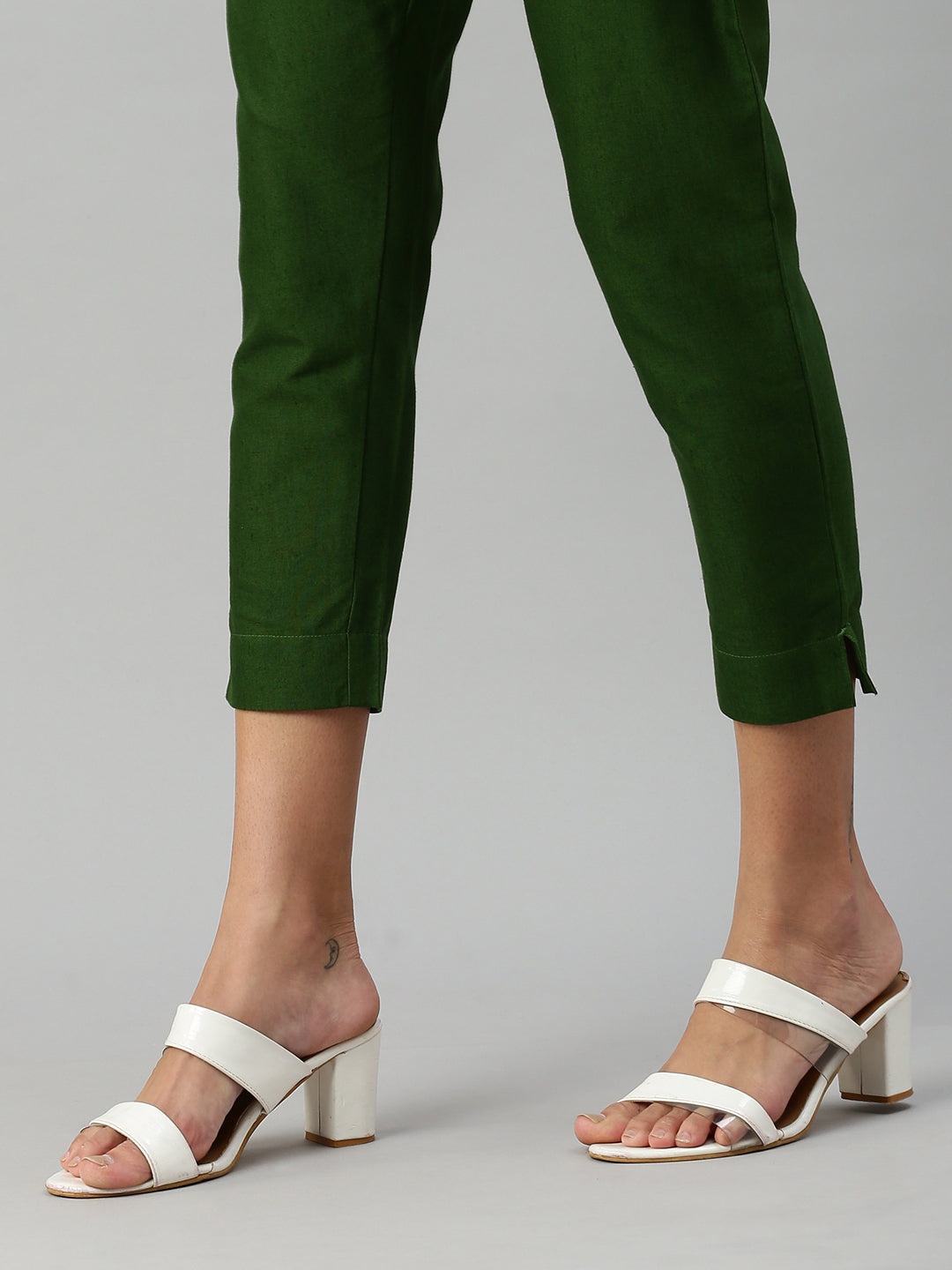 Shop Woven Kurti Pant-Forest