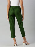 Buy Woven Kurti Pant-Forest 8