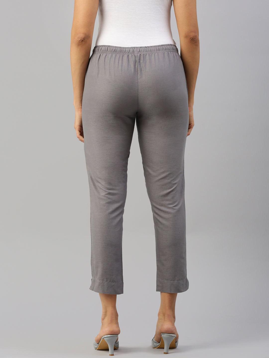 Prisma | Woven Kurti Pant-Grey Fashion Wears