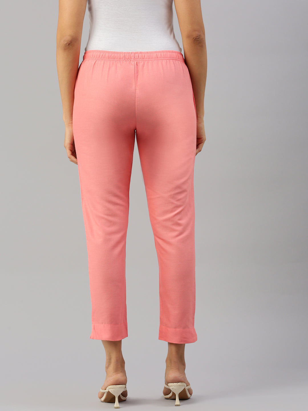 Prisma | Woven Kurti Pant-Peach Fashion Wears