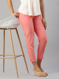 Prisma | Woven Kurti Pant-Peach Fashion Wears