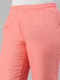 Prisma | Woven Kurti Pant-Peach Fashion Wears
