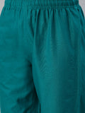 Prisma | Woven Kurti Pant-Rama Green Fashion Wears