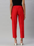 Prisma | Woven Kurti Pant-Red Fashion Wears
