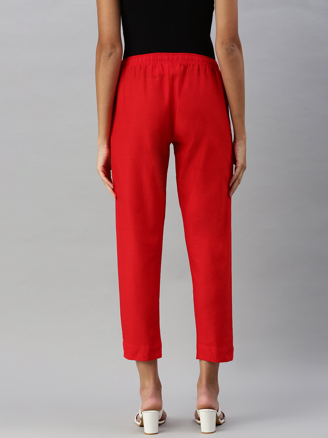 Prisma | Woven Kurti Pant-Red Fashion Wears