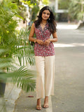 Prisma | Schiffli Pant - Sand Design 1 Fashion Wears