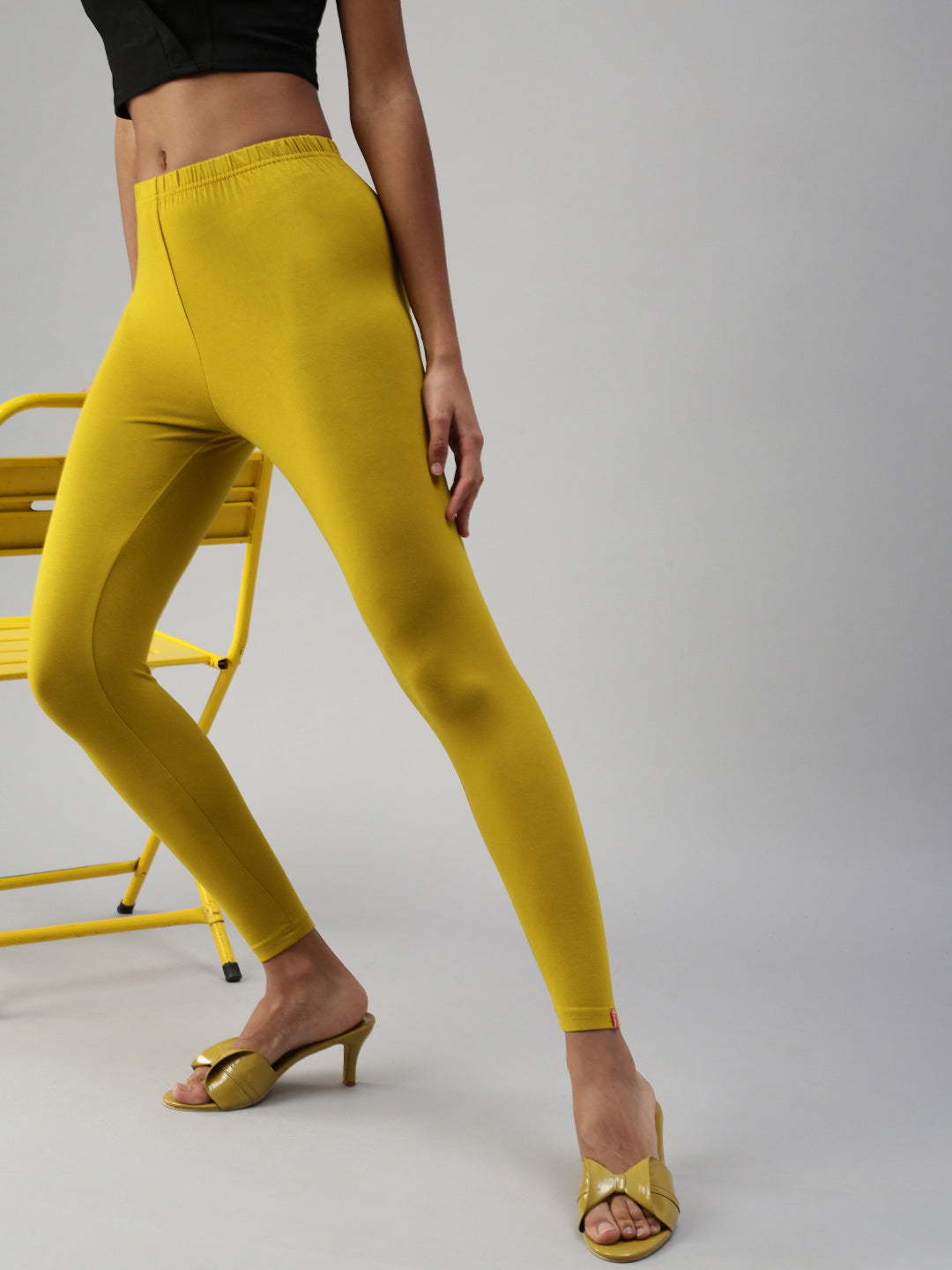 BrandPrisma - Wear Prisma's ankle length leggings with either your most  #modern top or even an #ethnic one. These comfortable #leggings can blend  with both casual and sophisticated styles. Check it out