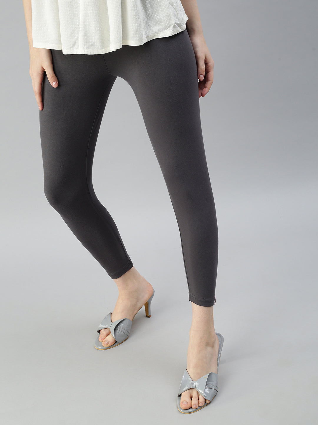 Shop Prisma's Cuff Length Leggings in Slate for a Stylish Look
