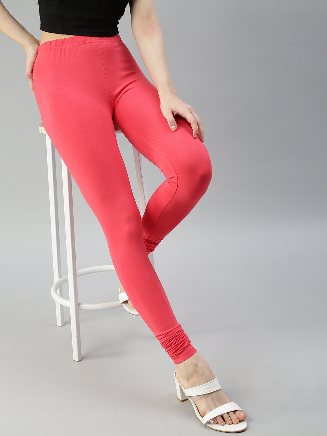 Shop Prisma Coral Cuff Length Leggings for Women