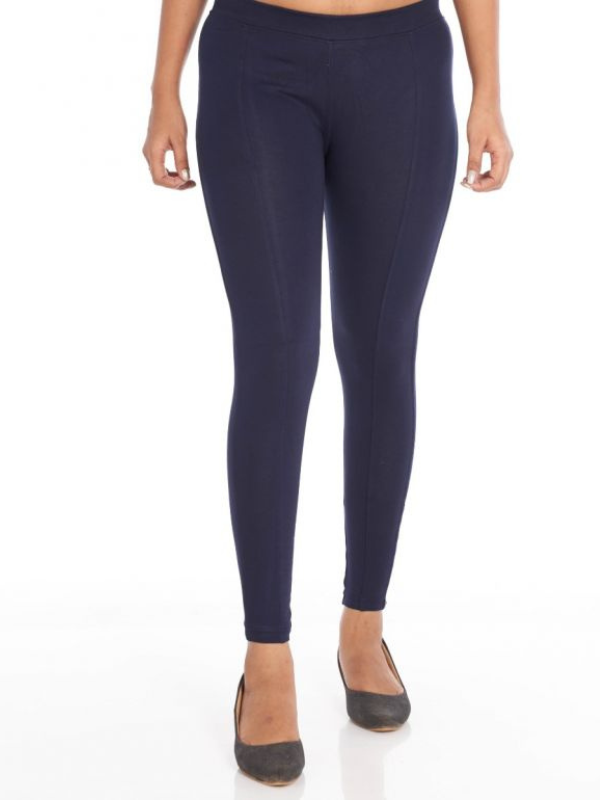 Navy top blue treggings