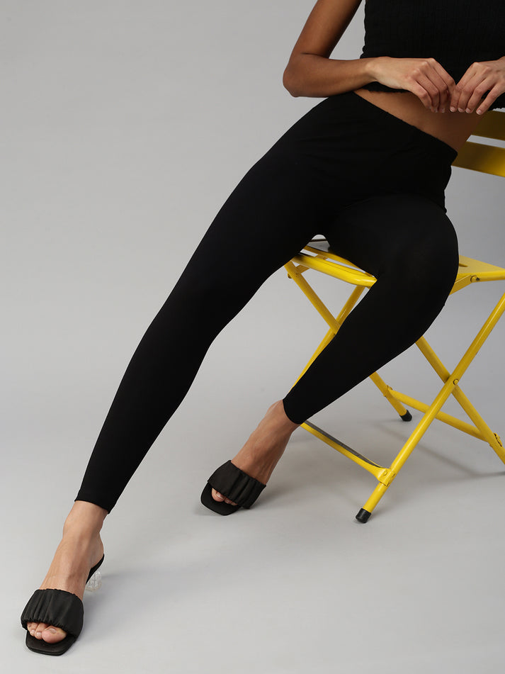 Shop Prisma's Black Ankle Leggings for Women