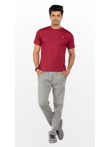 Track Pant Slim Fit-Grey Melange