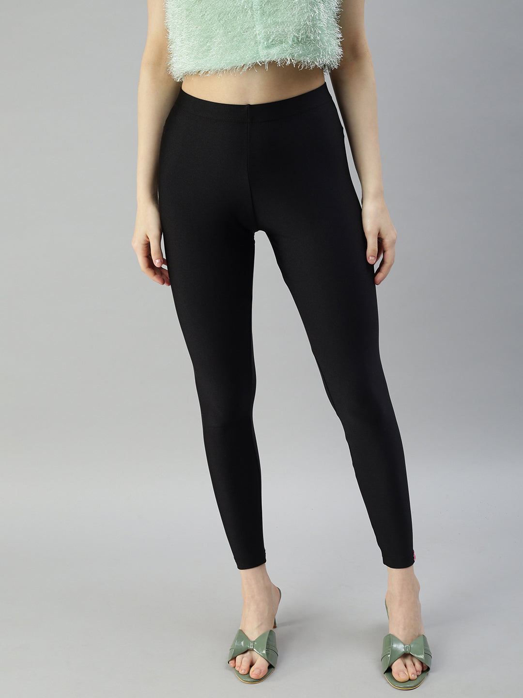 Buy Women's Classic Fit Satin Leggings (CO2-GRY+BPNK -36_Multicolor_36) at  Amazon.in