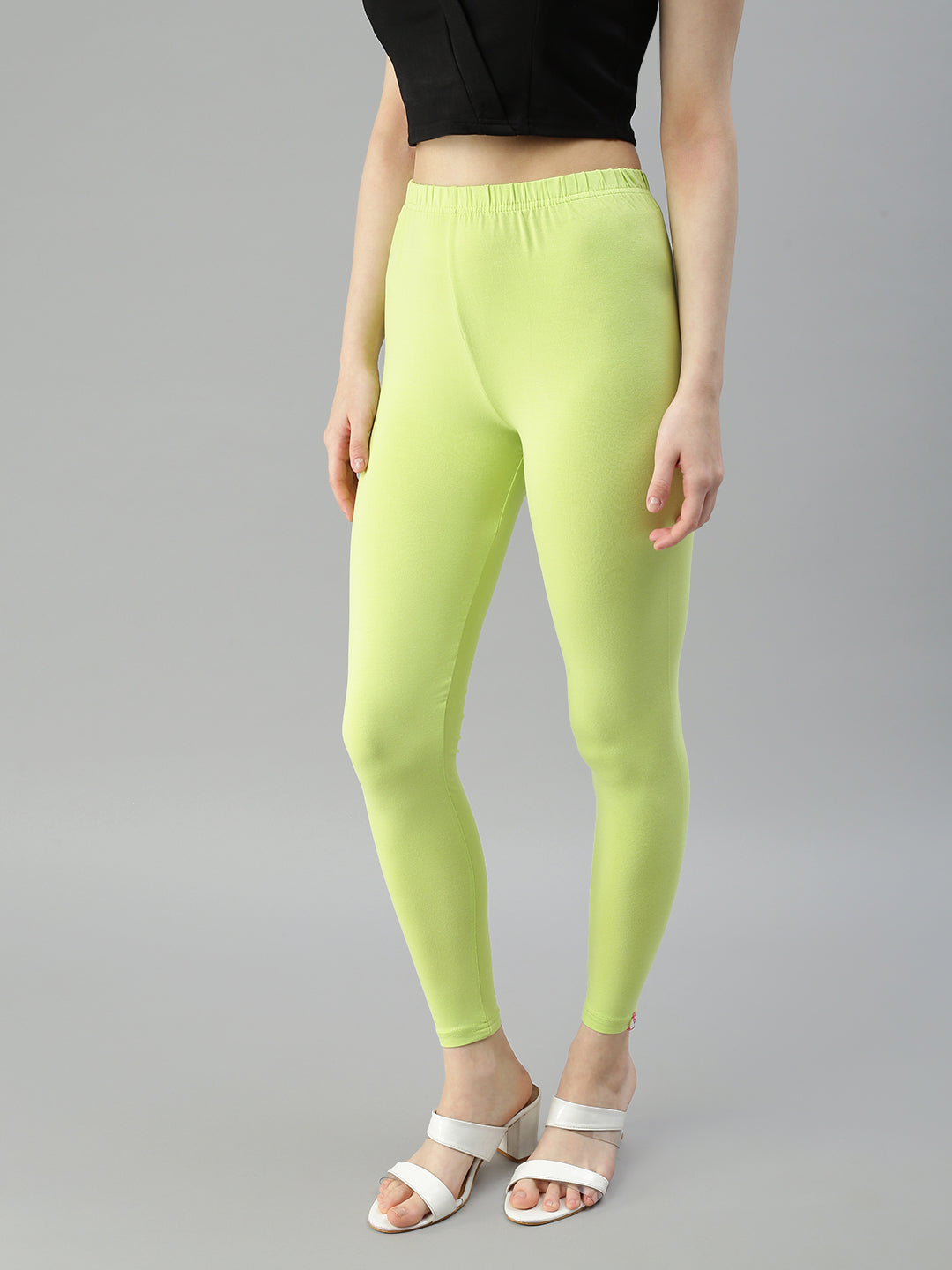 Buy online Green Cotton Leggings from Capris & Leggings for Women by Vami  for ₹449 at 0% off | 2024 Limeroad.com