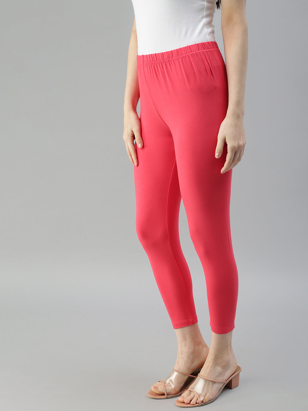 Shop Prisma Coral Cuff Length Leggings for Women