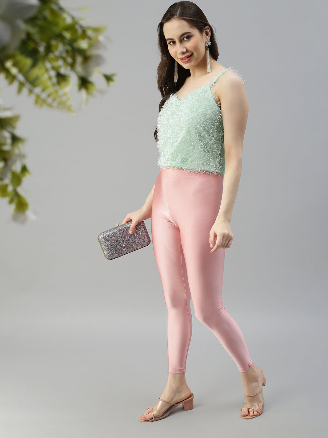 Shimmer Leggings Ankle Length & Churidar Styles Prisma Garments