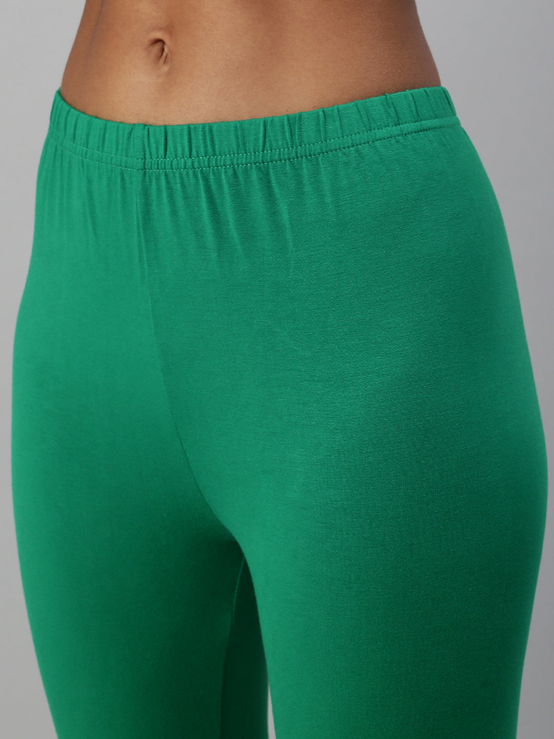 Buy online Emerald Green Leggings from Capris & Leggings for Women by Go  Colors for ₹449 at 0% off