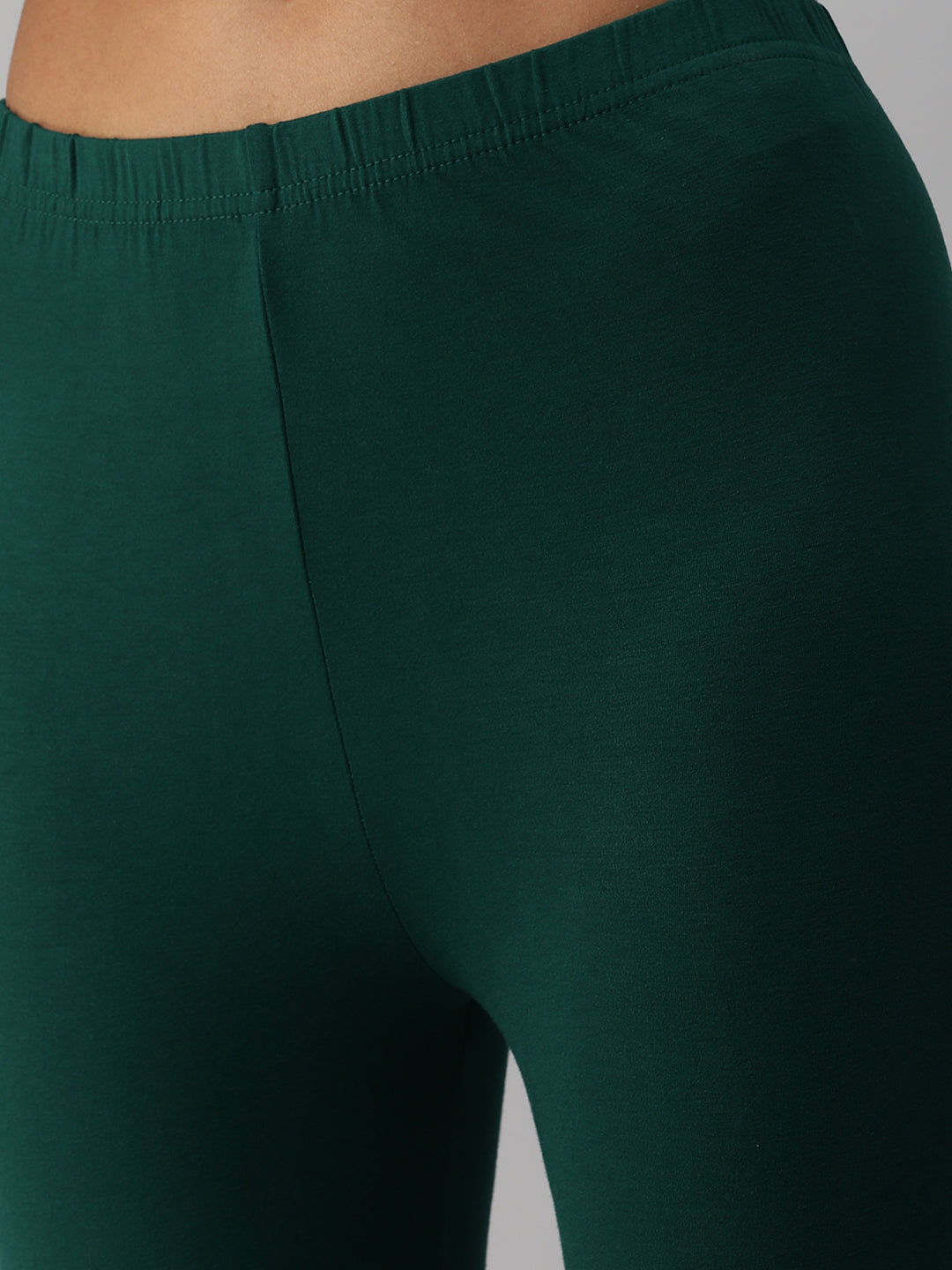 Ankle Leggings-Chilly Green