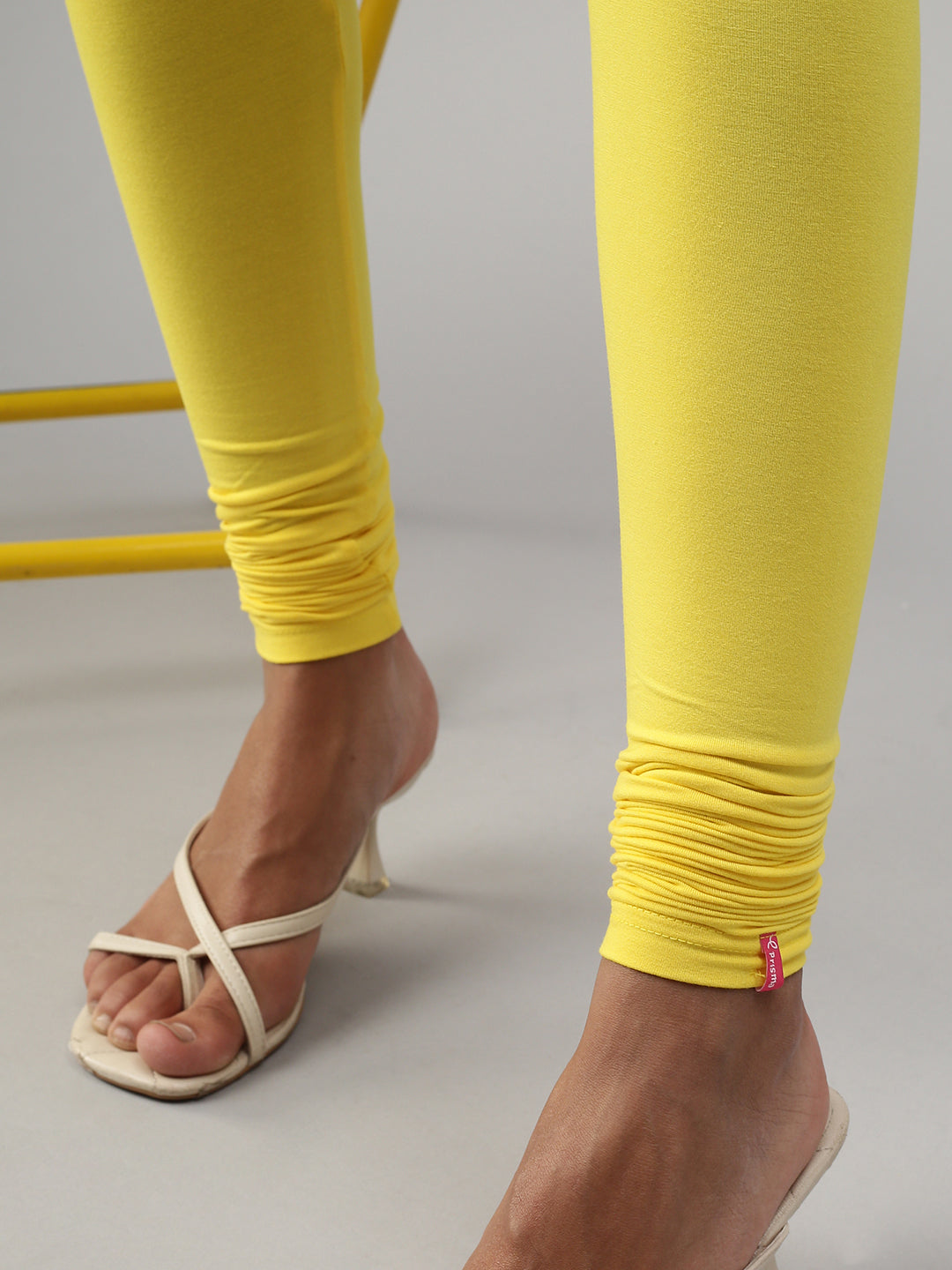 Churidar Leggings-Lemon Yellow