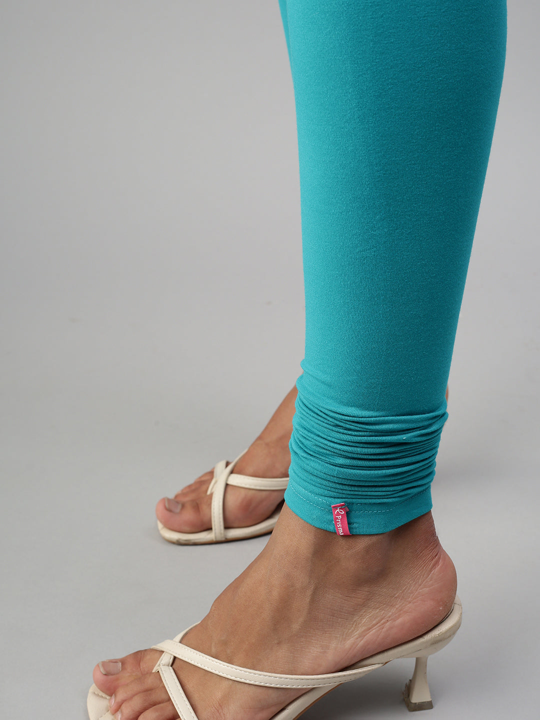 Women's Cotton Lycra Rama Green Ankle Legging – Sand Grouse